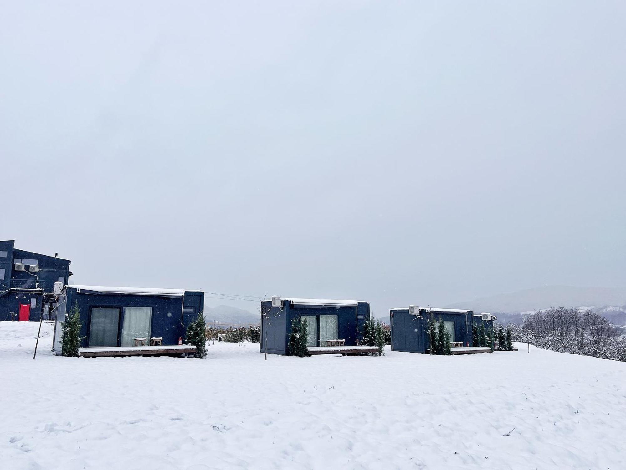 Flandra Glamping Hotel Corbeni Eksteriør billede